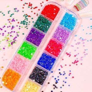 NIB 3D Rhinestone Nail Art Decoration
